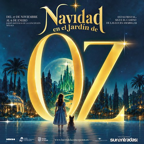 Navidad en el Jardín de Oz 2026: Christmas Light Trail at La Concepción, Málaga